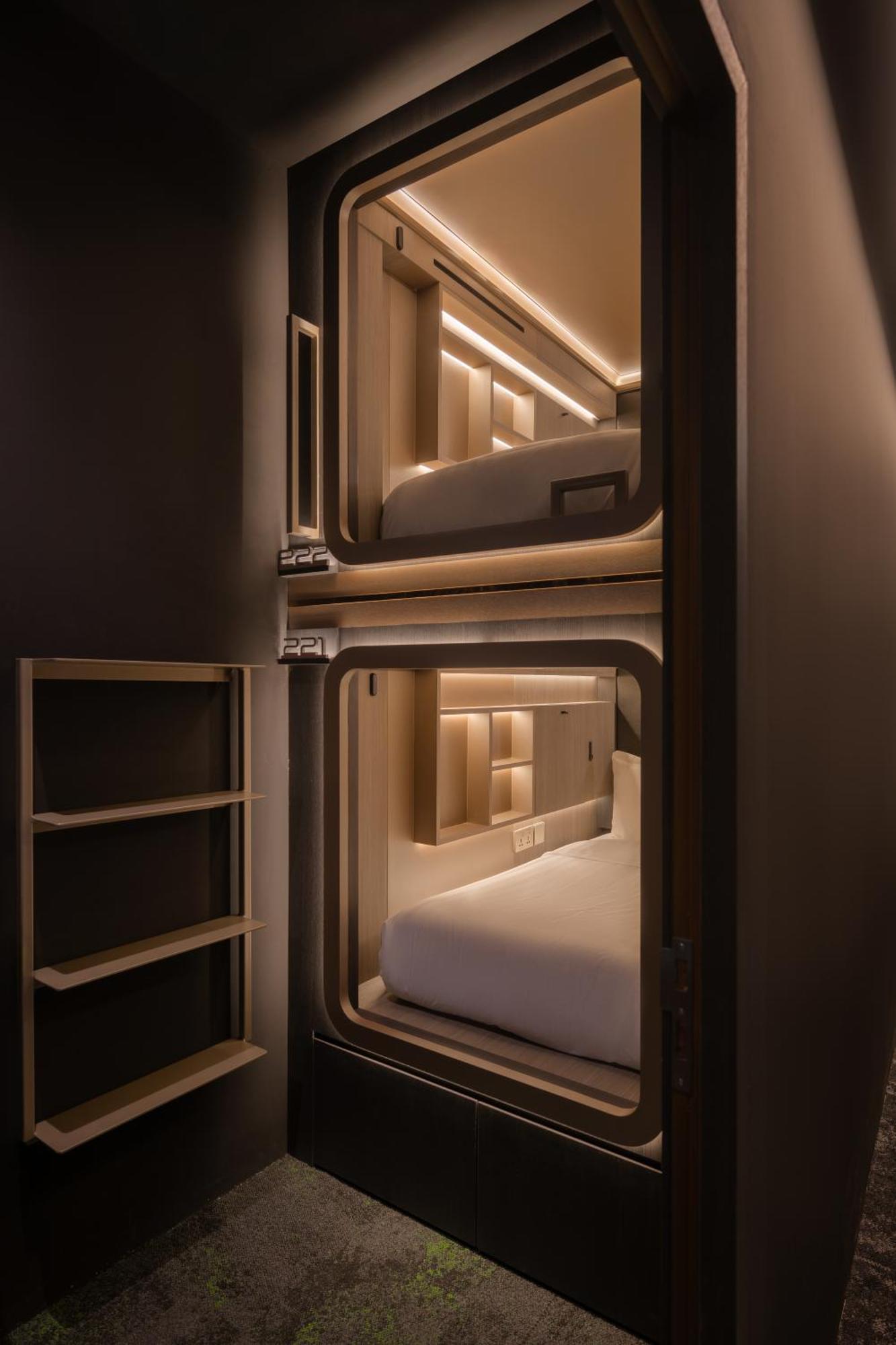 Cube Social Boutique Capsule Hotel At Boat Quay Singapur Exterior foto